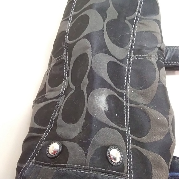 Coach Black Satchel - Picture 4 of 8